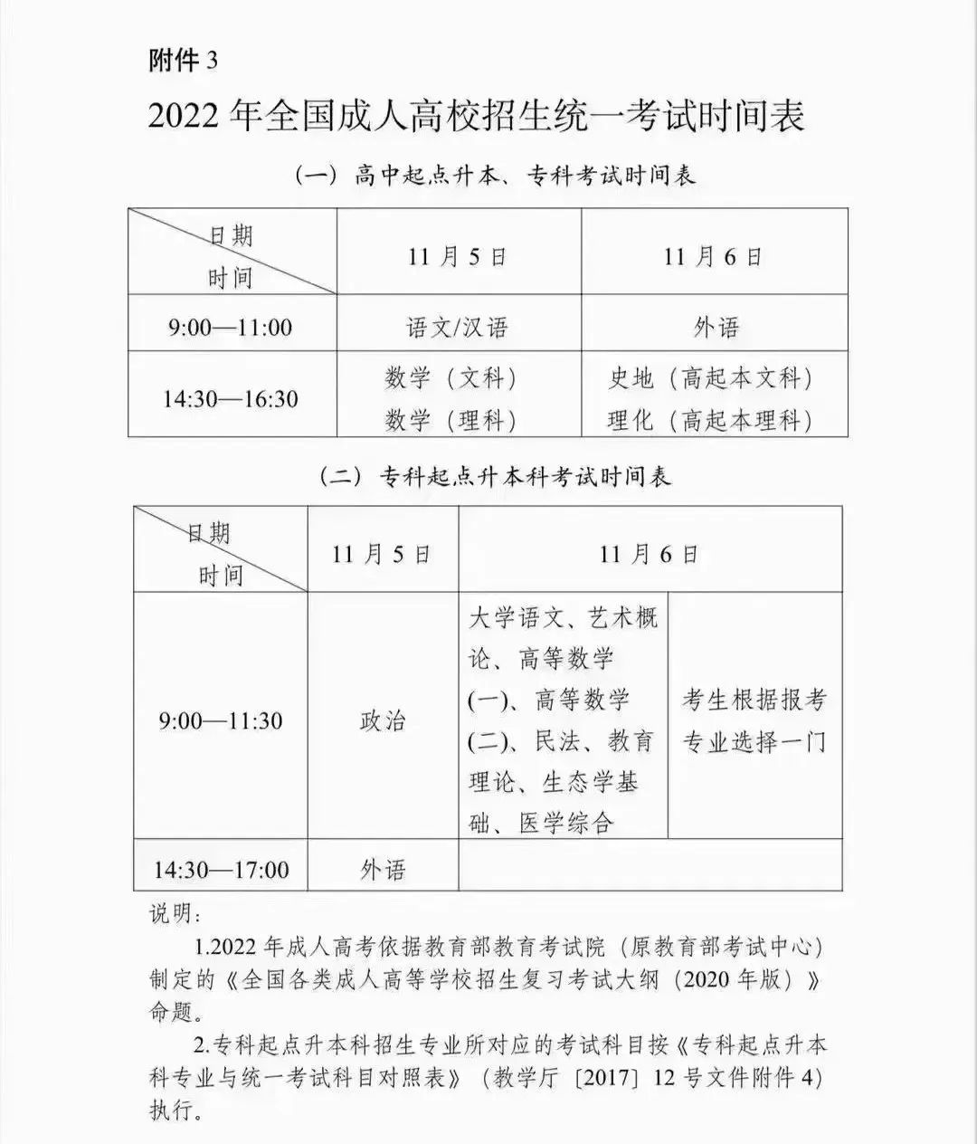 2022年甘肃金昌成考考试时间推迟了